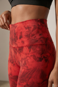 Tie-Dye Printed Lift High-Waist Legging  by Profit Outfits