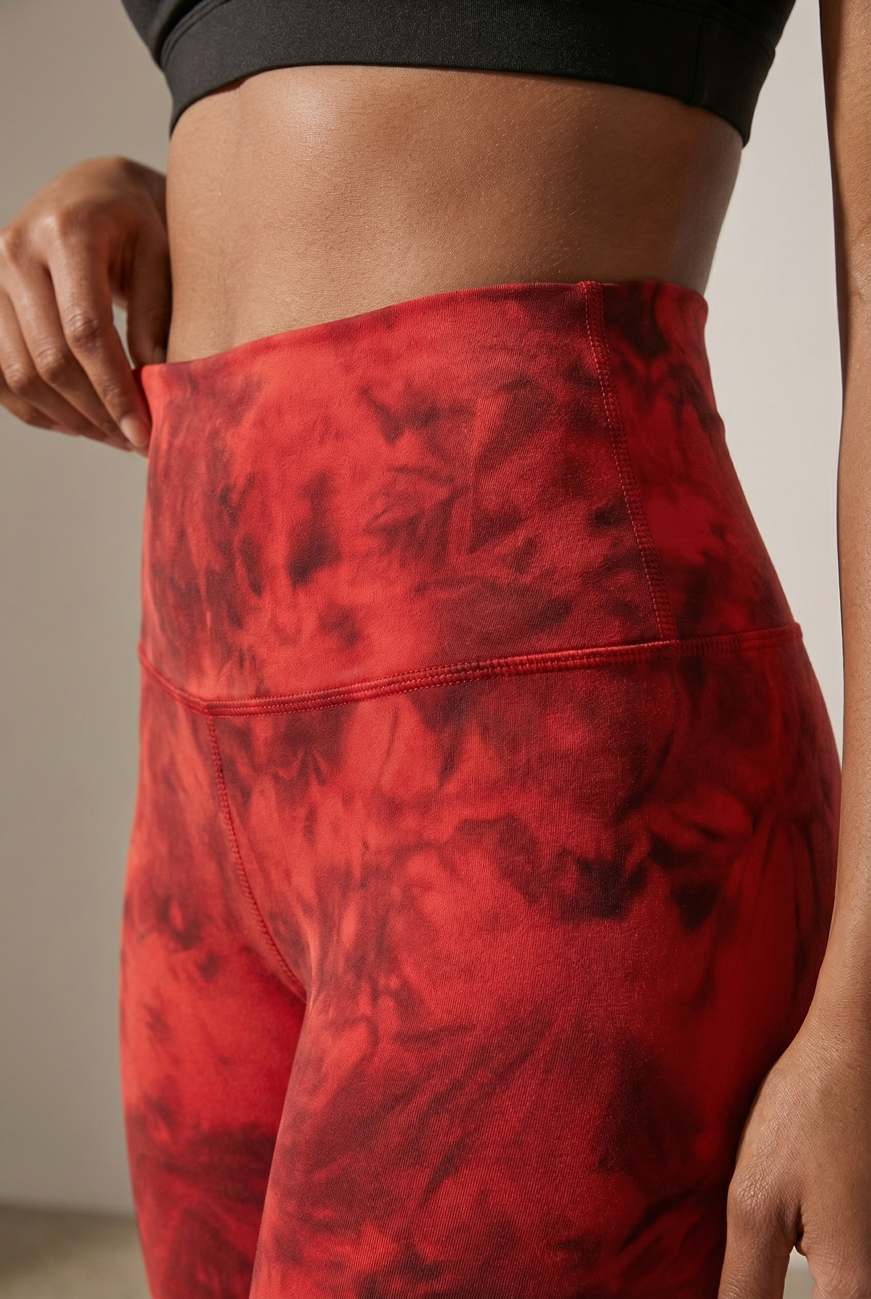 Tie-Dye Printed Lift High-Waist Legging  by Profit Outfits