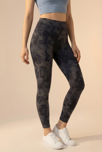Tie-Dye Printed Lift High-Waist Legging  by Profit Outfits