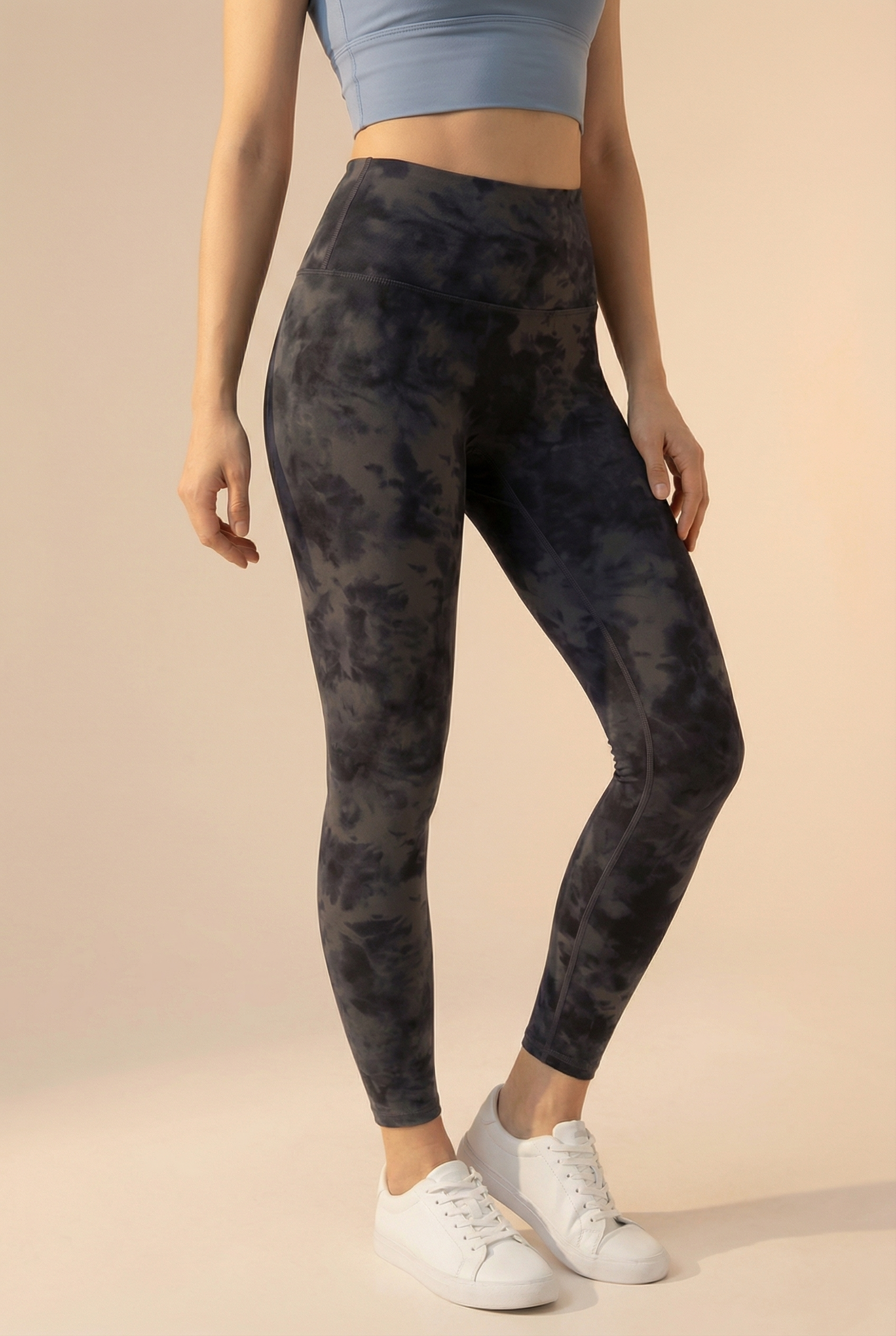 Tie-Dye Printed Lift High-Waist Legging  by Profit Outfits