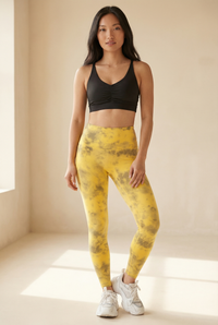 Tie-Dye Printed Lift High-Waist Legging  by Profit Outfits