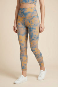 Tie-Dye Printed Yoga Legging  by Profit Outfits