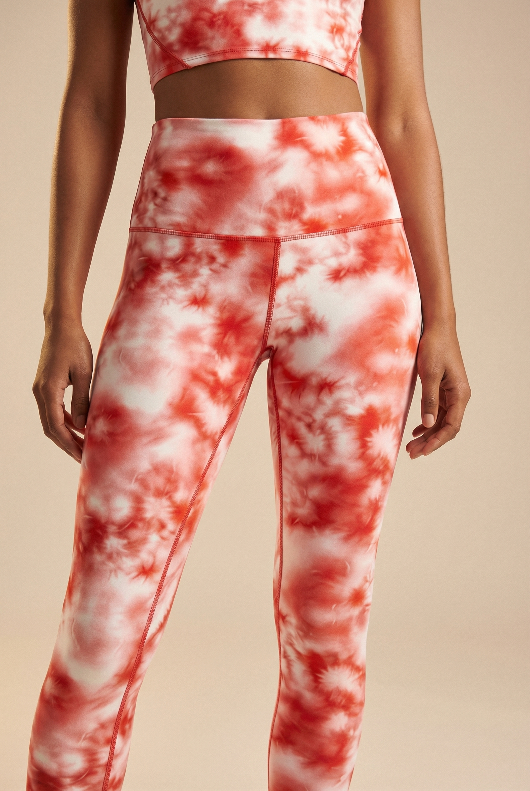 Tie-Dye Printed Yoga Legging  by Profit Outfits