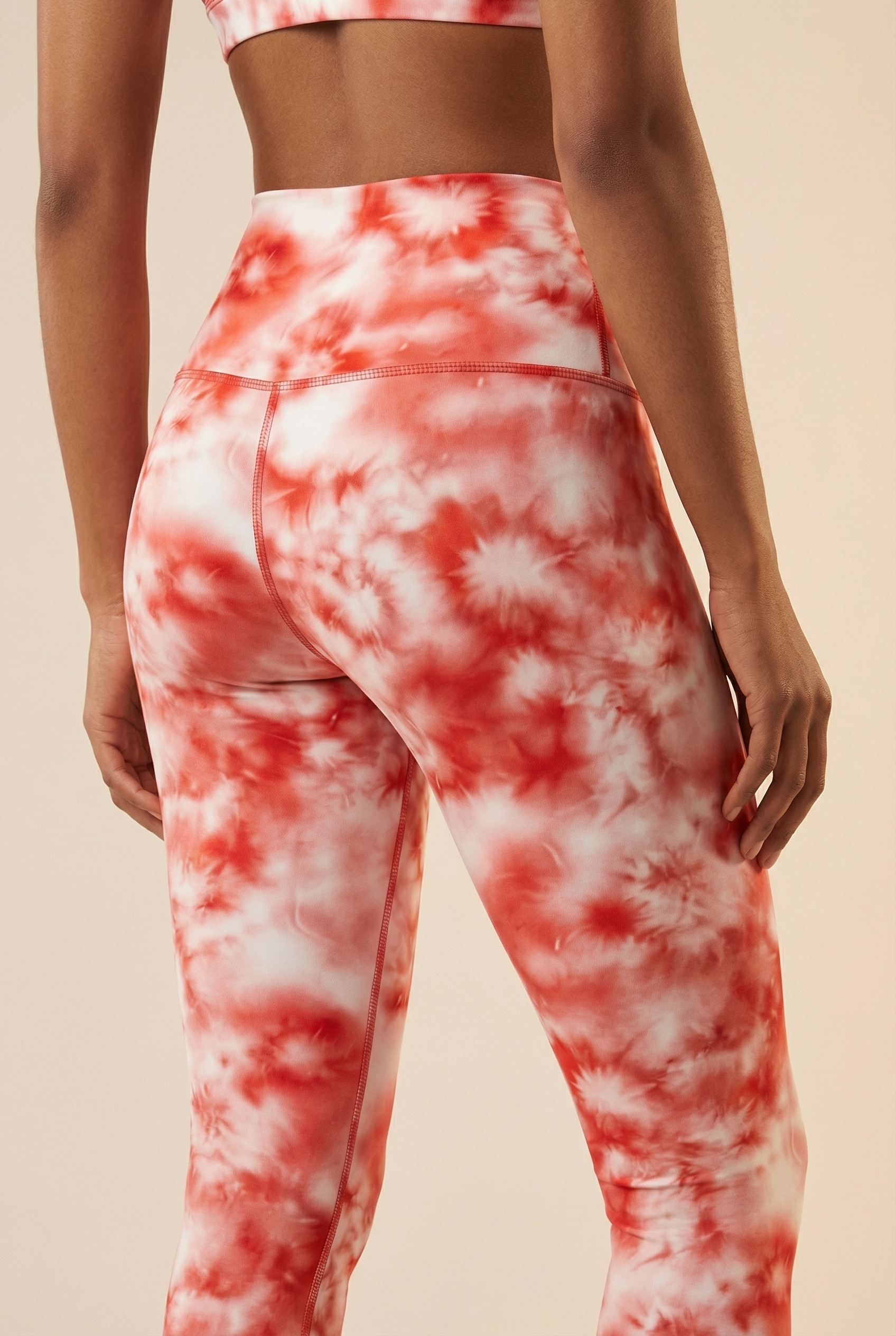 Tie-Dye Printed Yoga Legging  by Profit Outfits