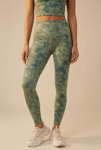Tie-Dye Printed Yoga Legging  by Profit Outfits