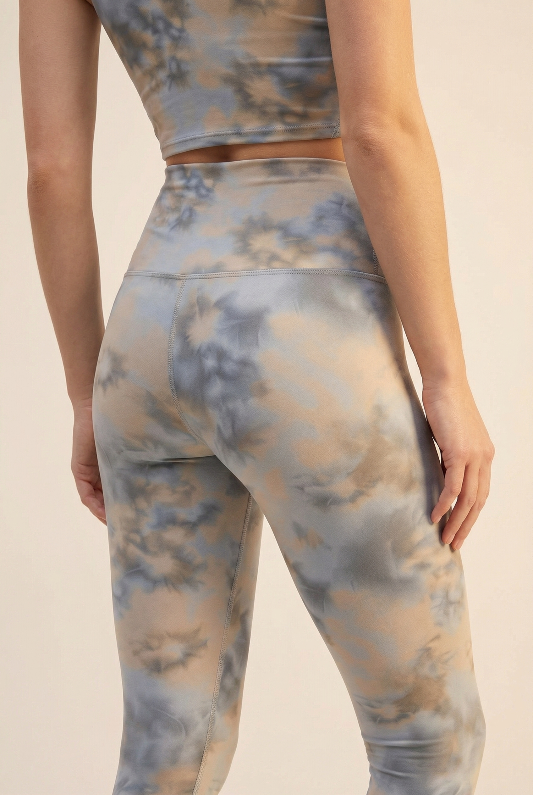 Tie-Dye Printed Yoga Legging  by Profit Outfits