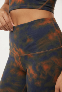 Tie-Dye Printed Yoga Legging  by Profit Outfits