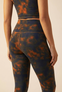 Tie-Dye Printed Yoga Legging  by Profit Outfits