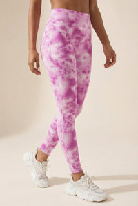 Tie-Dye Printed Yoga Legging  by Profit Outfits