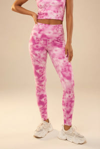 Tie-Dye Printed Yoga Legging  by Profit Outfits