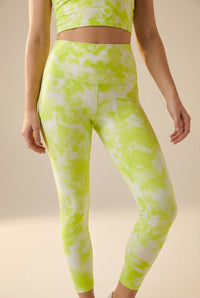 Tie-Dye Printed Yoga Legging  by Profit Outfits