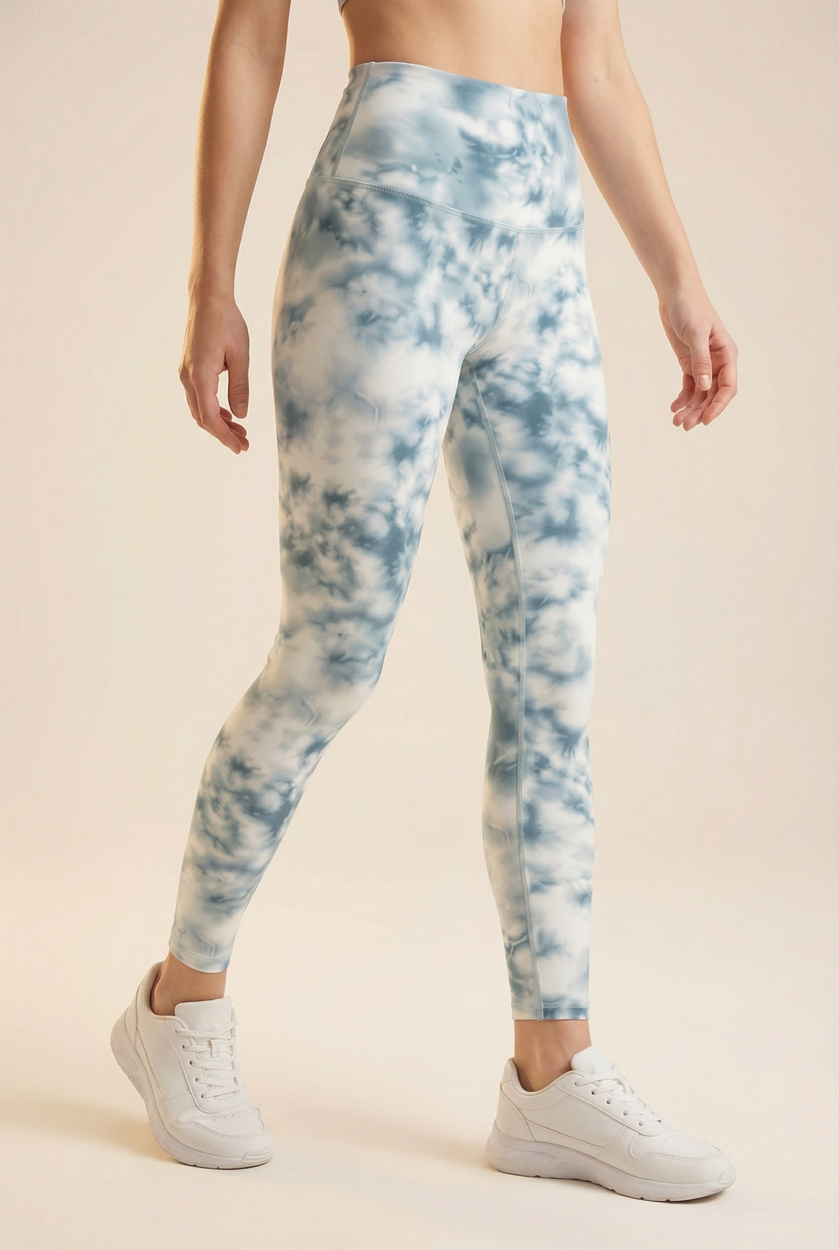 Tie-Dye Printed Yoga Legging  by Profit Outfits