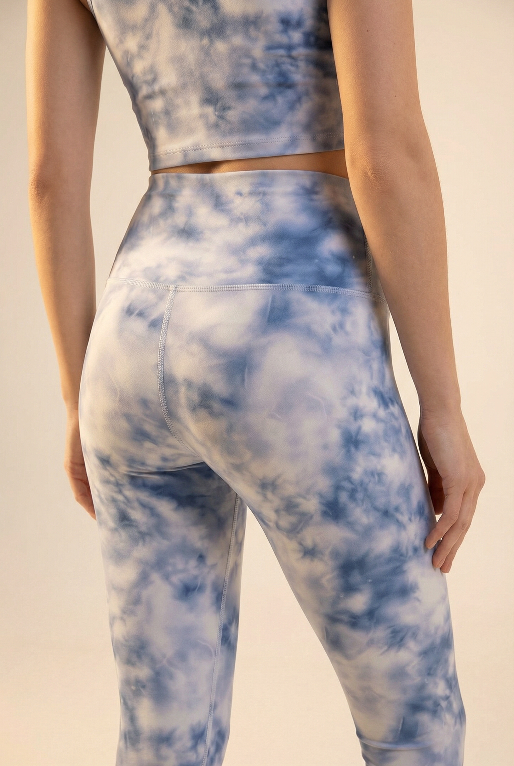 Tie-Dye Printed Yoga Legging  by Profit Outfits