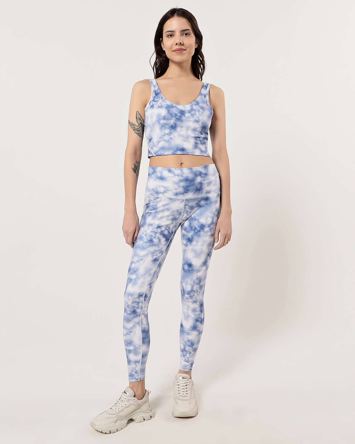 Tie-Dye Printed Yoga Legging