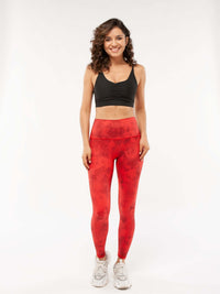 Tie-Dye Printed Lift High-Waist Legging