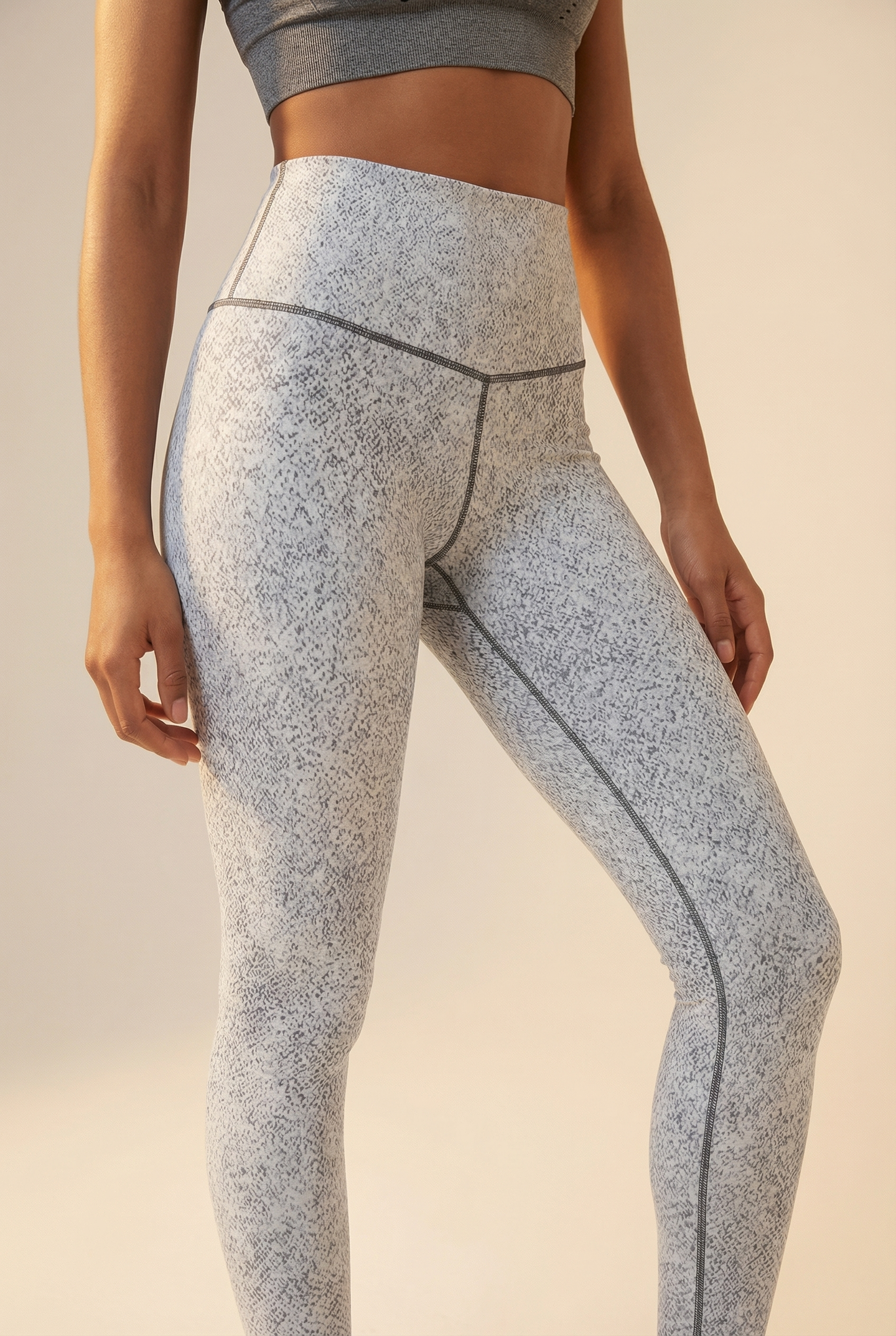 Melange High-Waist Legging