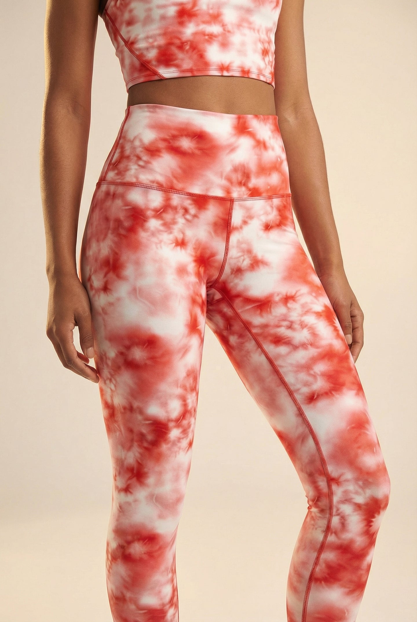 Tie-Dye Printed Yoga Legging