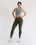 Basic High Waist Tummy Control Butt Lifting Legging  by Profit Outfits