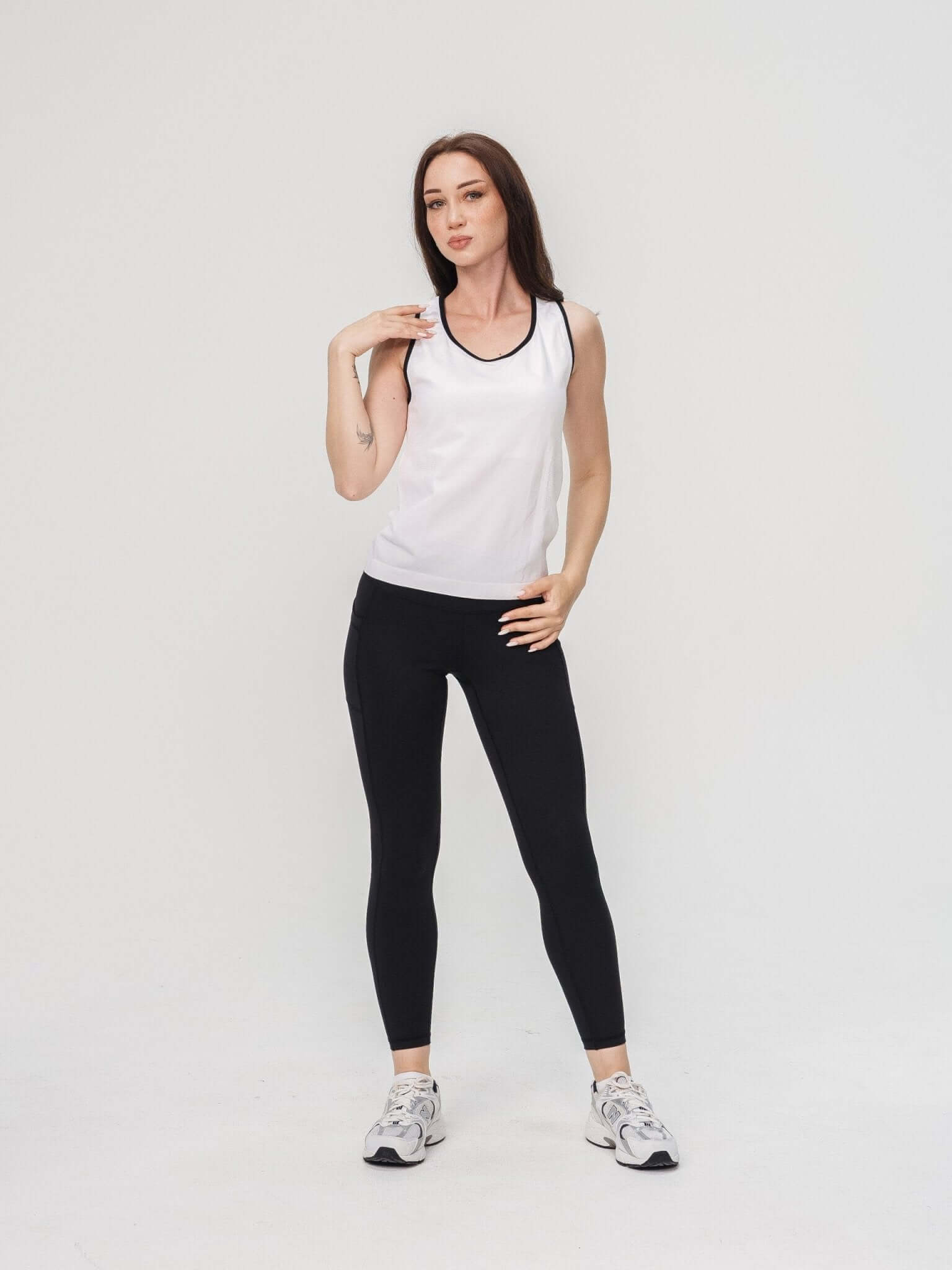 Basic Long High Waist Legging  by Profit Outfits