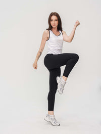 Basic Long High Waist Legging  by Profit Outfits