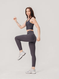 Basic Long High Waist Legging  by Profit Outfits