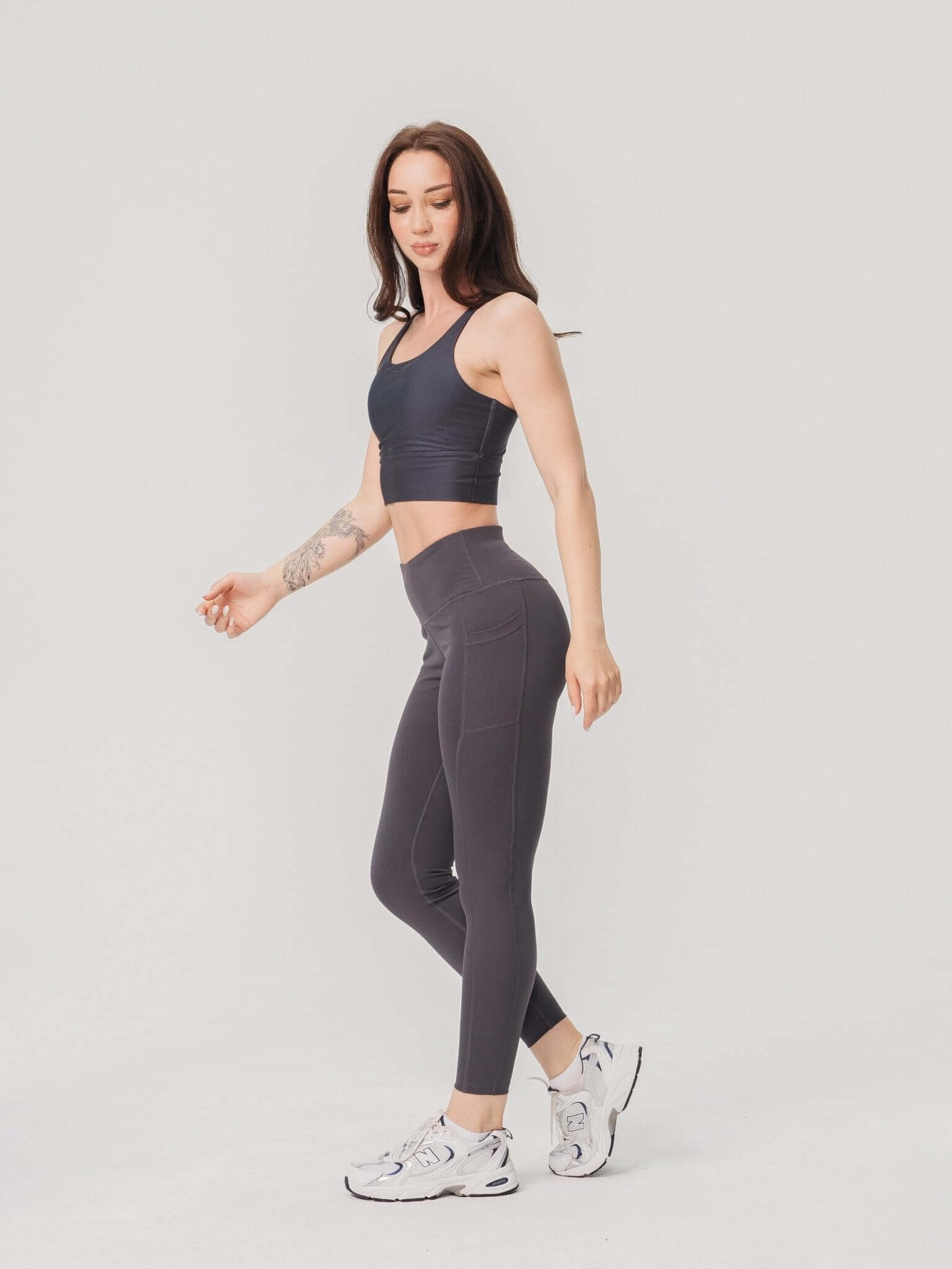 Basic Long High Waist Legging  by Profit Outfits