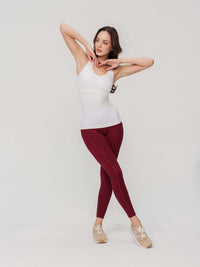 Basic Long High Waist Legging  by Profit Outfits