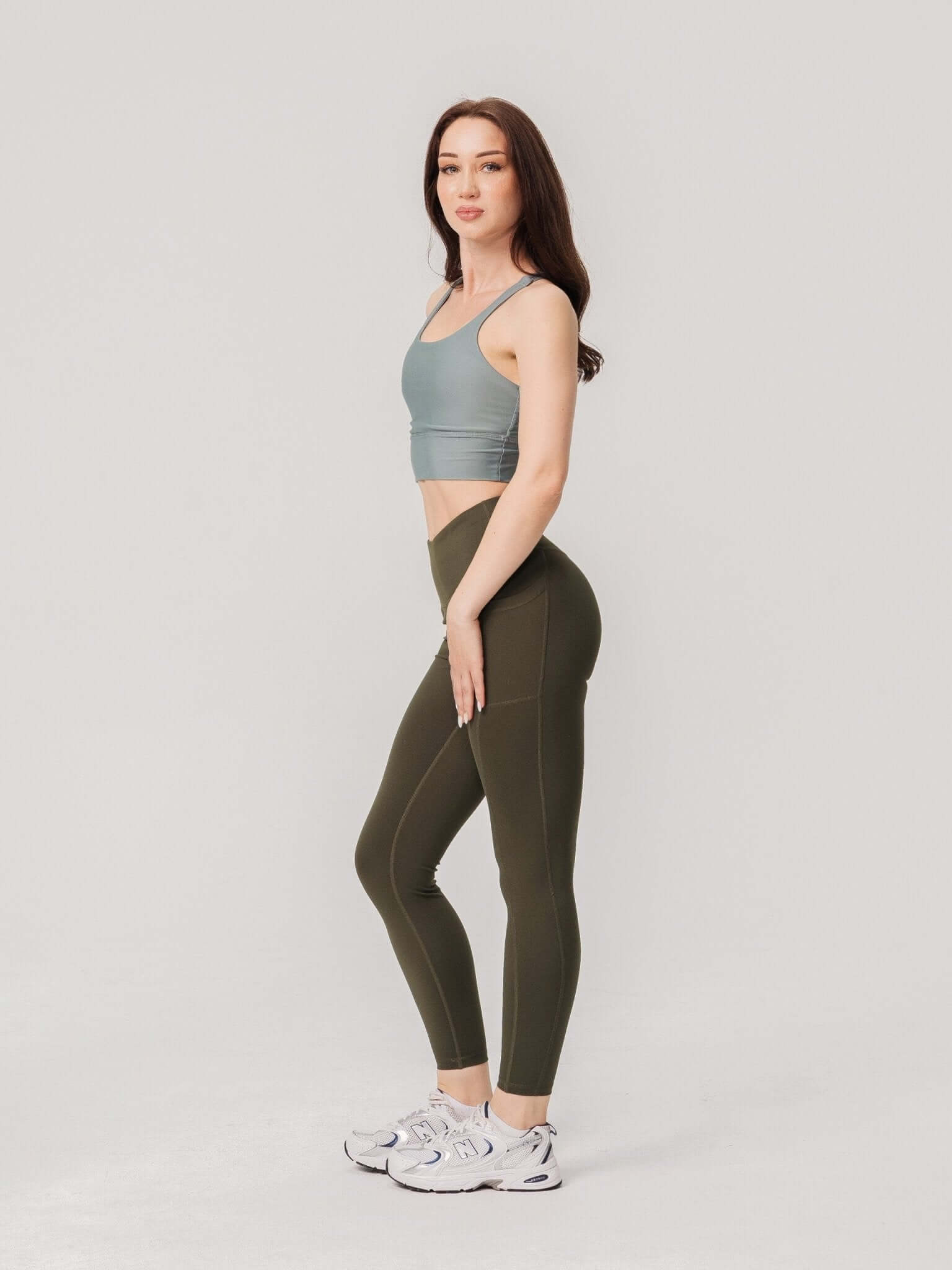 Basic Long High Waist Legging  by Profit Outfits