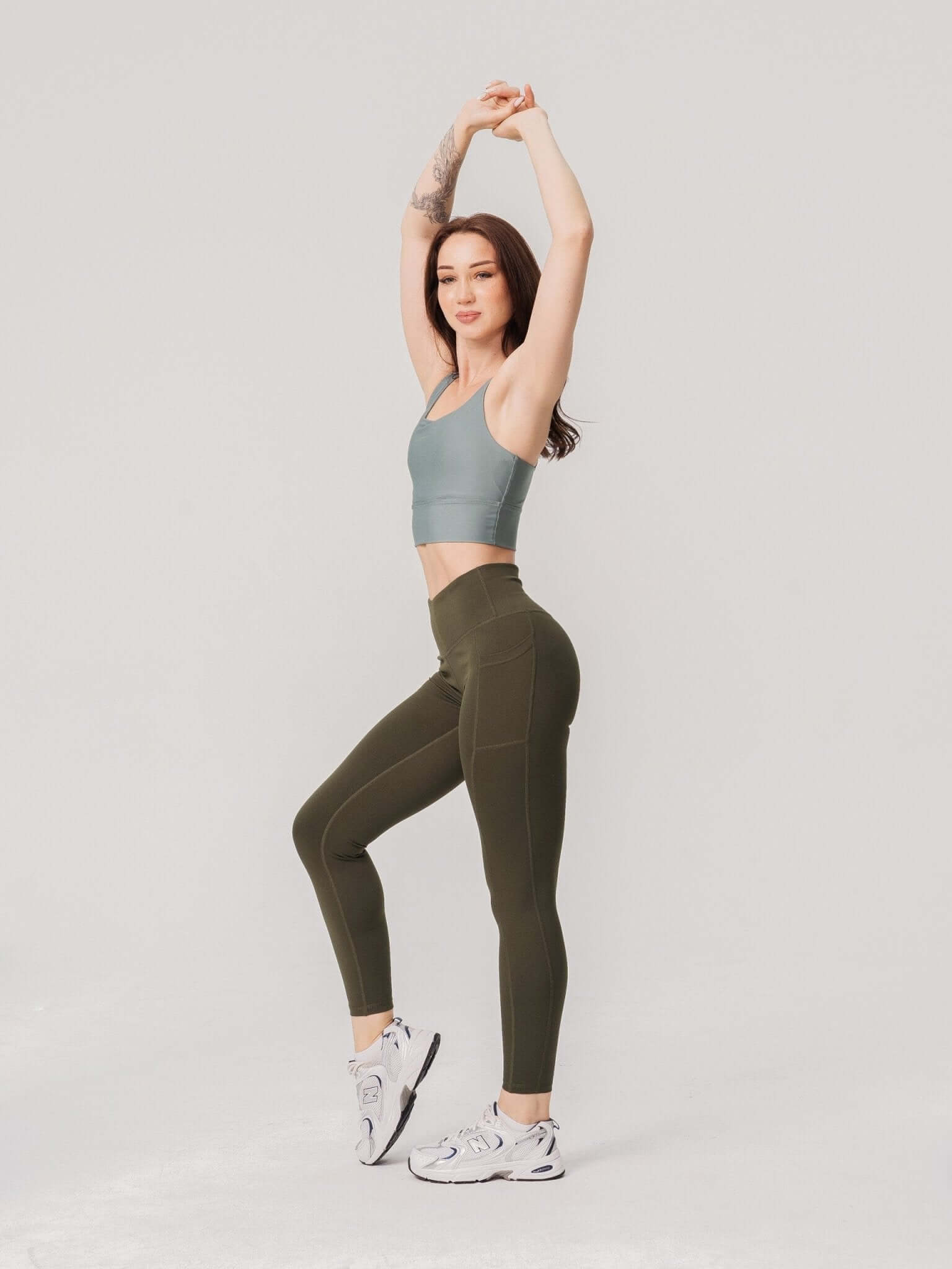 Basic Long High Waist Legging  by Profit Outfits