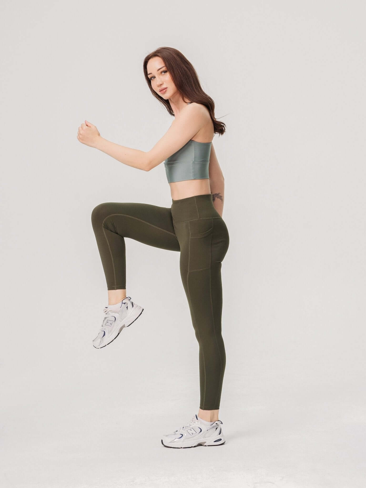 Basic Long High Waist Legging  by Profit Outfits