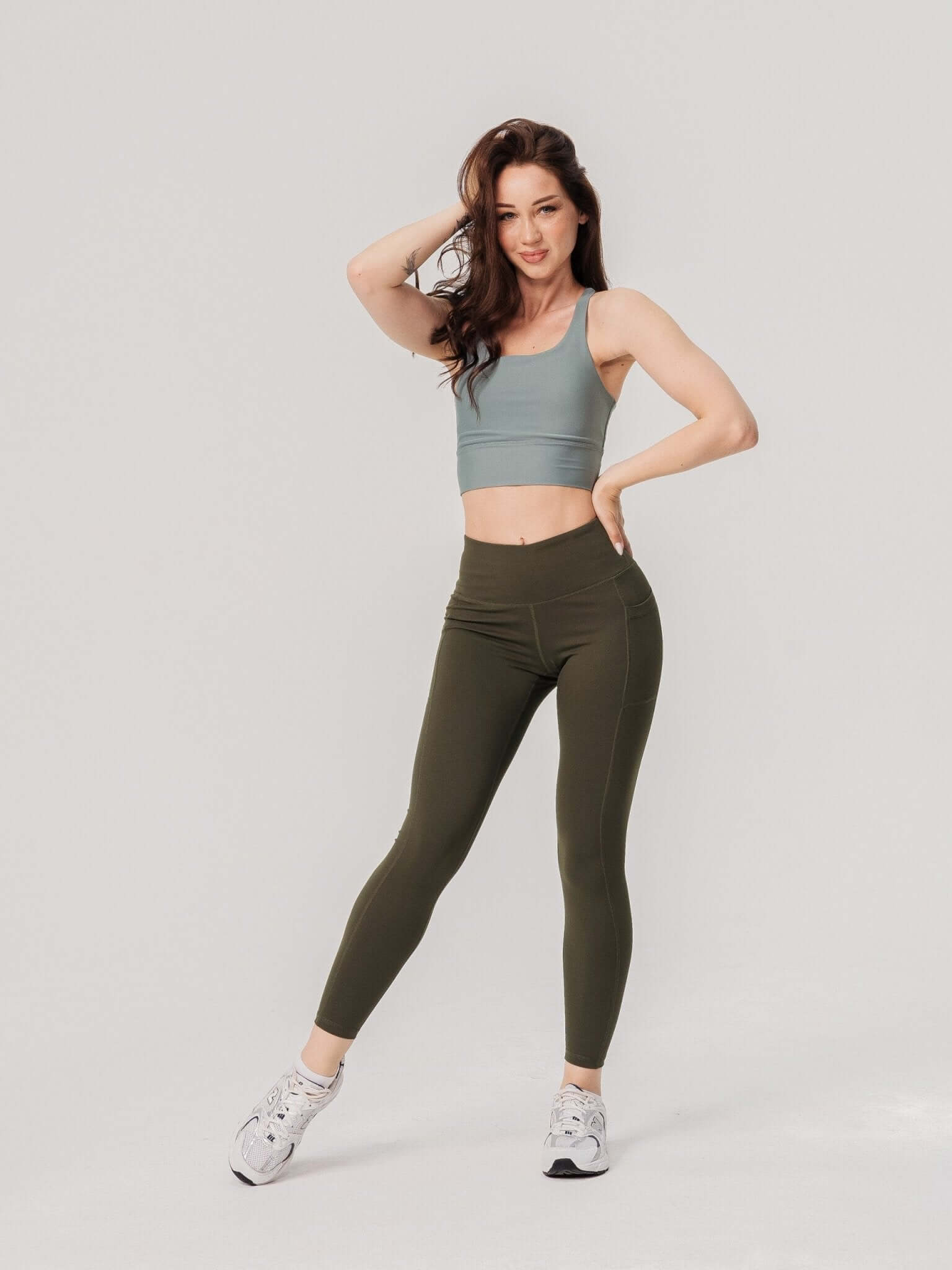 Basic Long High Waist Legging  by Profit Outfits