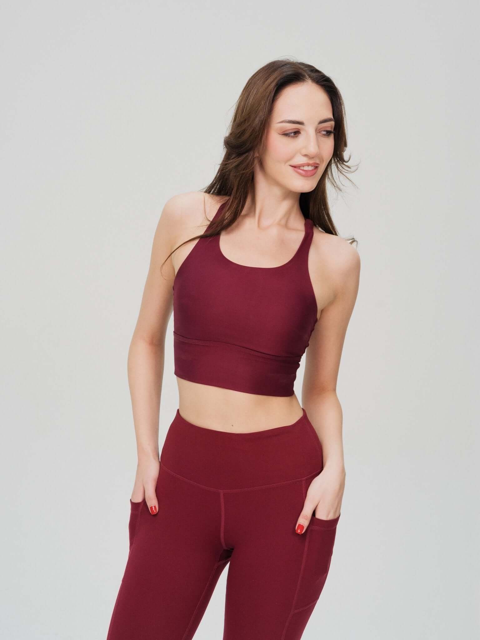 Basic Long High Waist Legging  by Profit Outfits