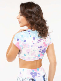High Fashion Printed Sports Bra  by Profit Outfits