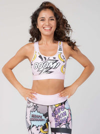 High Fashion Printed Sports Bra  by Profit Outfits