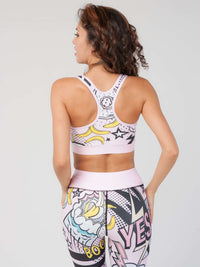 High Fashion Printed Sports Bra  by Profit Outfits