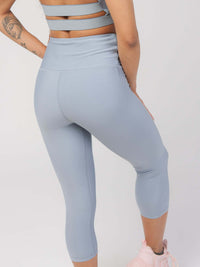 High Waist Tummy Control Capri  by Profit Outfits