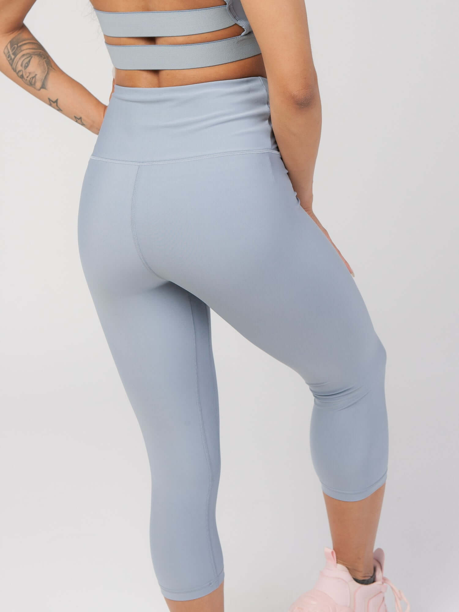 High Waist Tummy Control Capri  by Profit Outfits
