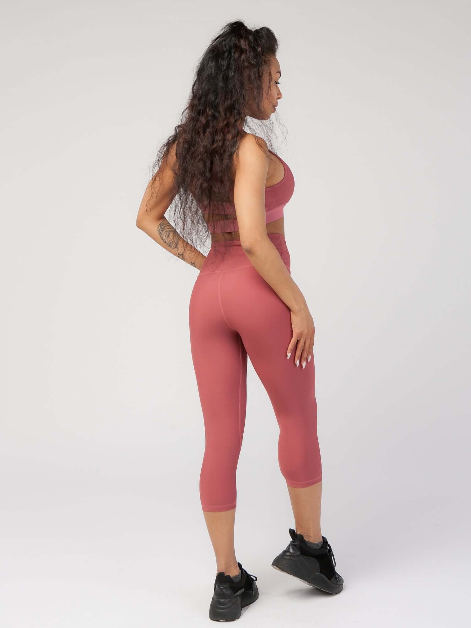 High Waist Tummy Control Capri  by Profit Outfits