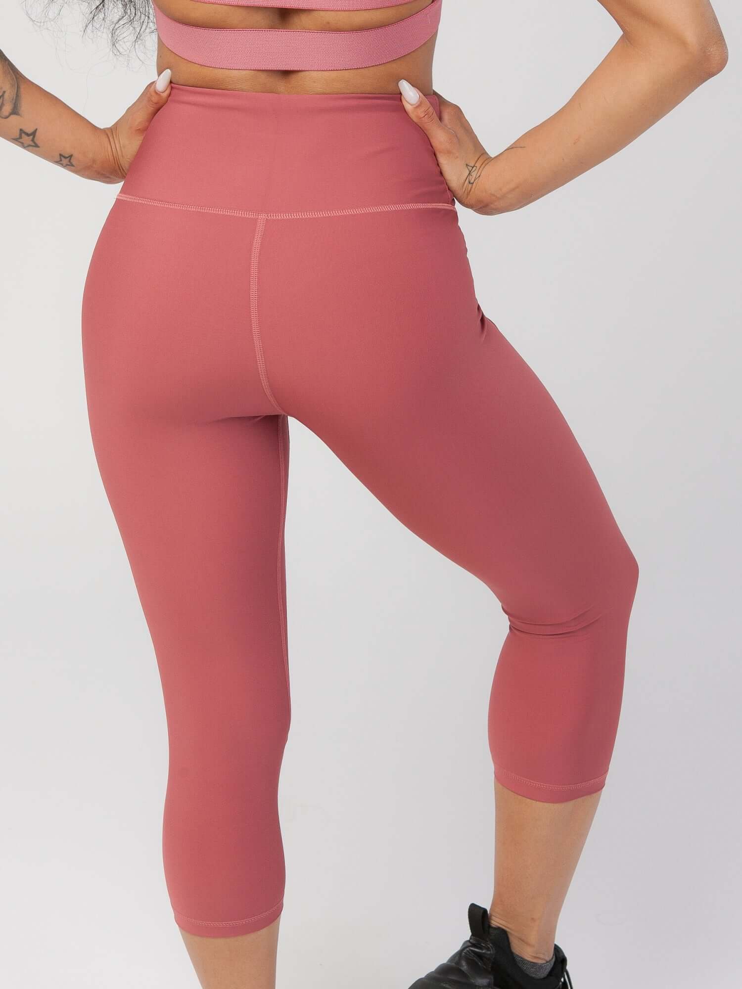 High Waist Tummy Control Capri  by Profit Outfits