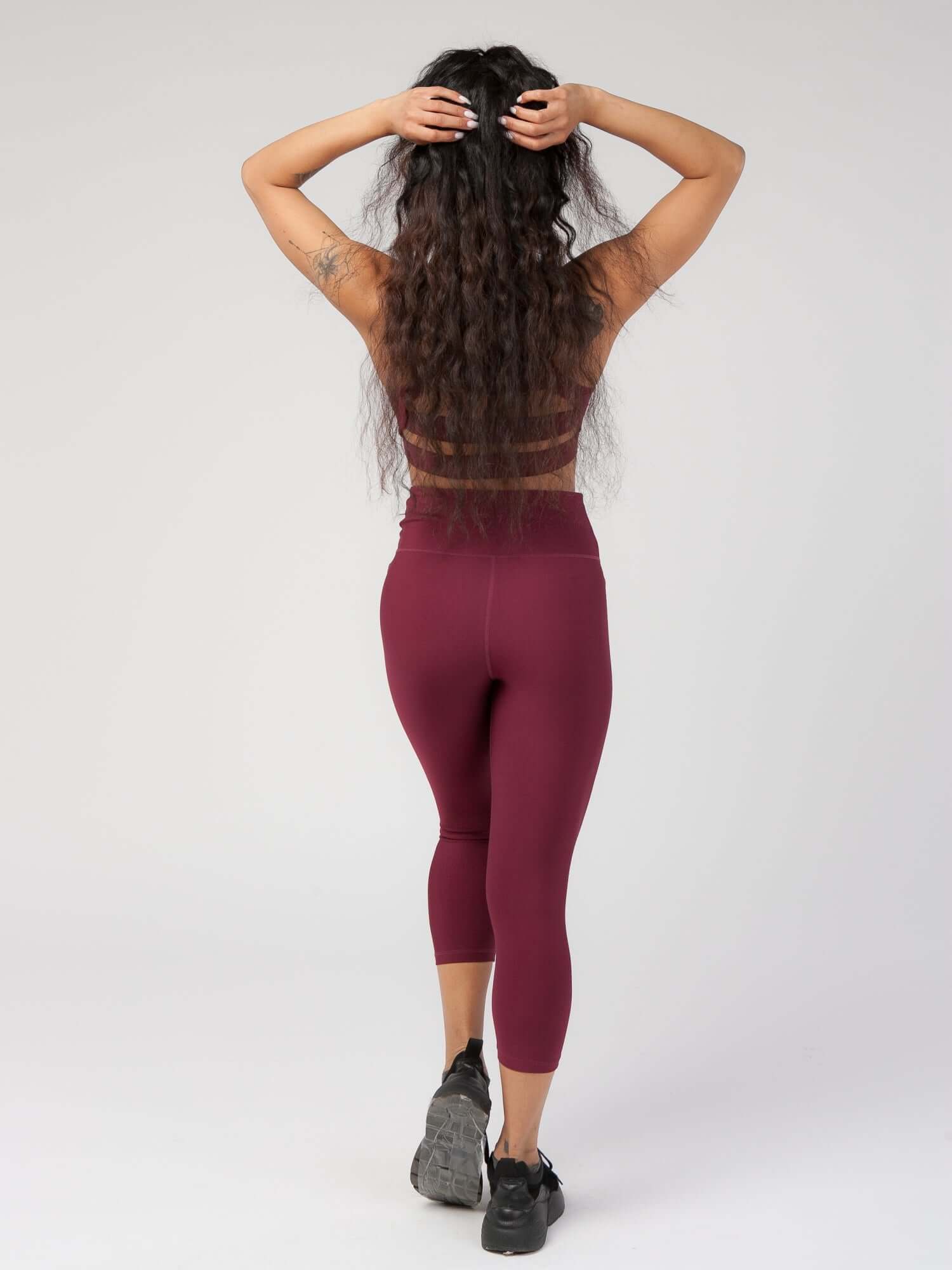 High Waist Tummy Control Capri  by Profit Outfits