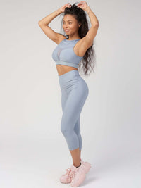 High Waist Tummy Control Capri  by Profit Outfits