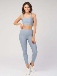 Knotted Back Sports Bra  by Profit Outfits