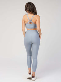 Knotted Back Sports Bra  by Profit Outfits