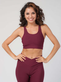 Racerback Full Support Sports Bra  by Profit Outfits