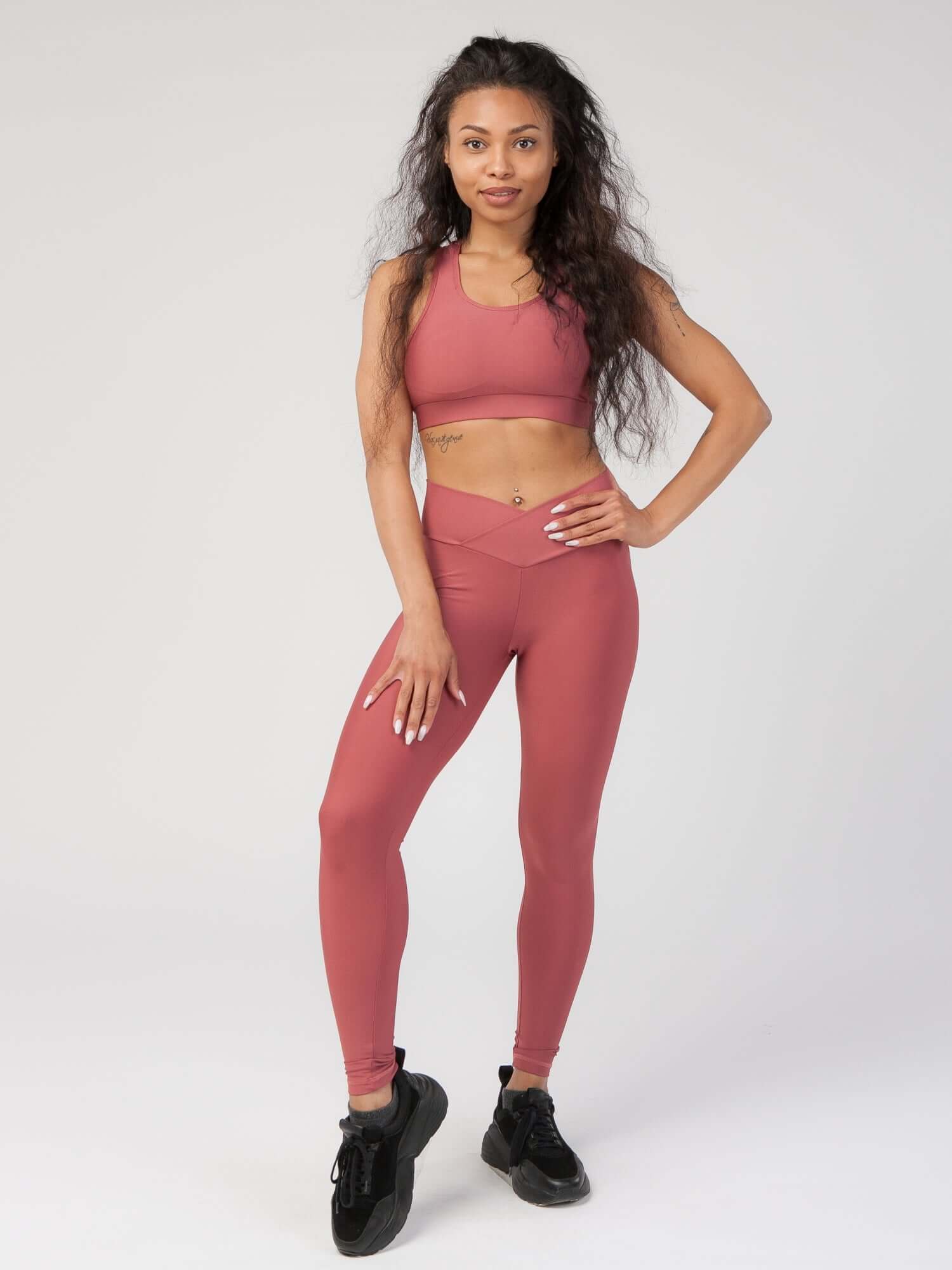 Racerback Full Support Sports Bra  by Profit Outfits