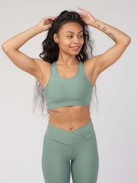 Racerback Full Support Sports Bra  by Profit Outfits