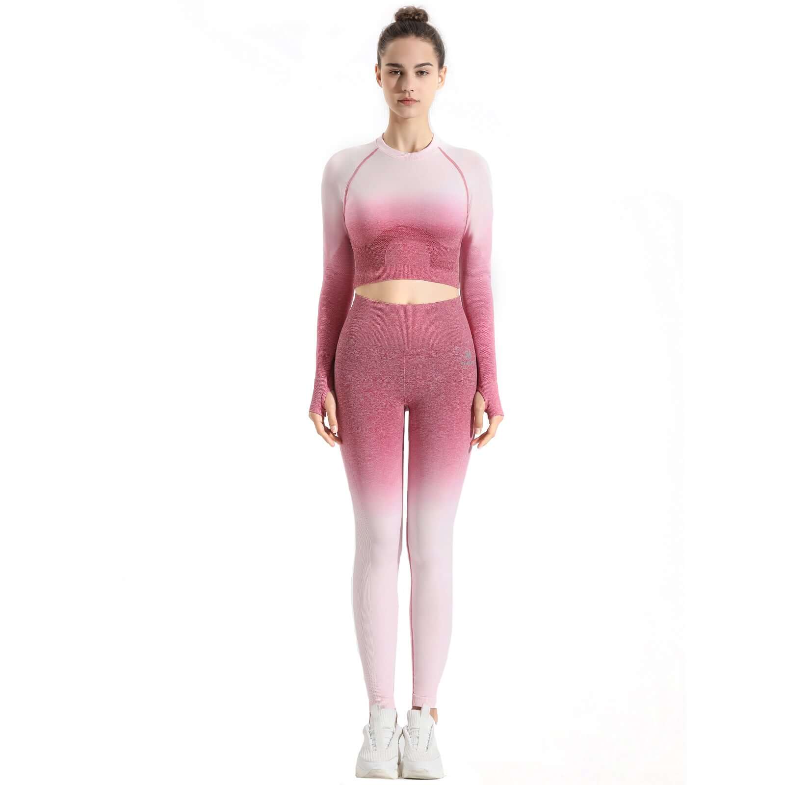 Soft Touch Ombre Sports Top  by Profit Outfits