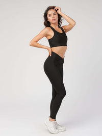 V Front High Waist Legging  by Profit Outfits