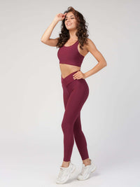 V Front High Waist Legging  by Profit Outfits