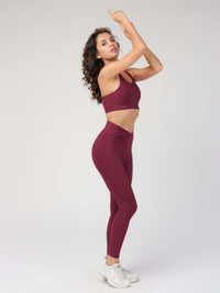 V Front High Waist Legging  by Profit Outfits